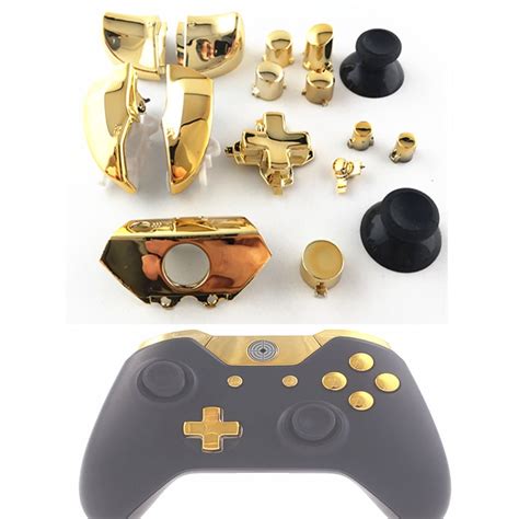 Replacement Parts Repair Chrome Gold Abxy Dpad Triggers Full Buttons