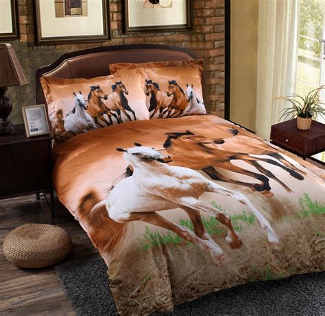 › amazon sheet sets sale full. Wowelife Galloping Horse Bedding Sets Polyester 3d Set ...