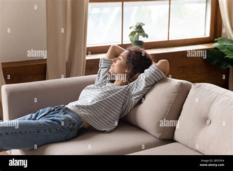 Woman Alone Happy Calm Hi Res Stock Photography And Images Alamy