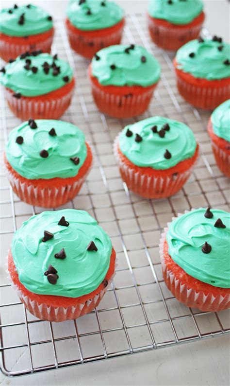 Watermelon Cupcakes For Summer Catch My Party