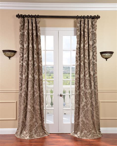 The french door curtain panel features a faux silk dupioni with a luxurious sheen and rich texture. Lace and Curtains: The Best Window Treatment for French ...