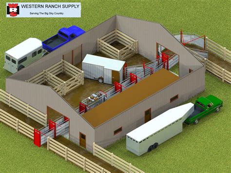 Barn Design Layout Cattle Ranching Cattle Facility