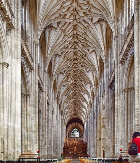 The Nave Of The 11th Century Winchester Cathedral 3 Exp Hd