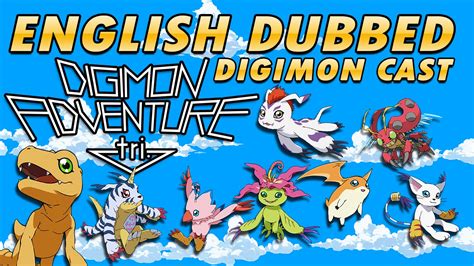 Digimon Adventure Tri Digimon Cast English Dub