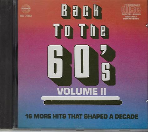 Back To The 60s Volume Ii 1987 Cd Discogs