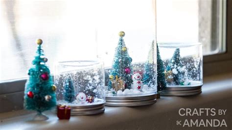 Waterless Snow Globes Crafts By Amanda Christmas Crafts