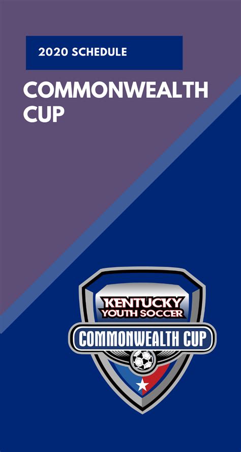 Kentucky Youth Soccer Association 2023 Commonwealth Cup Schedule