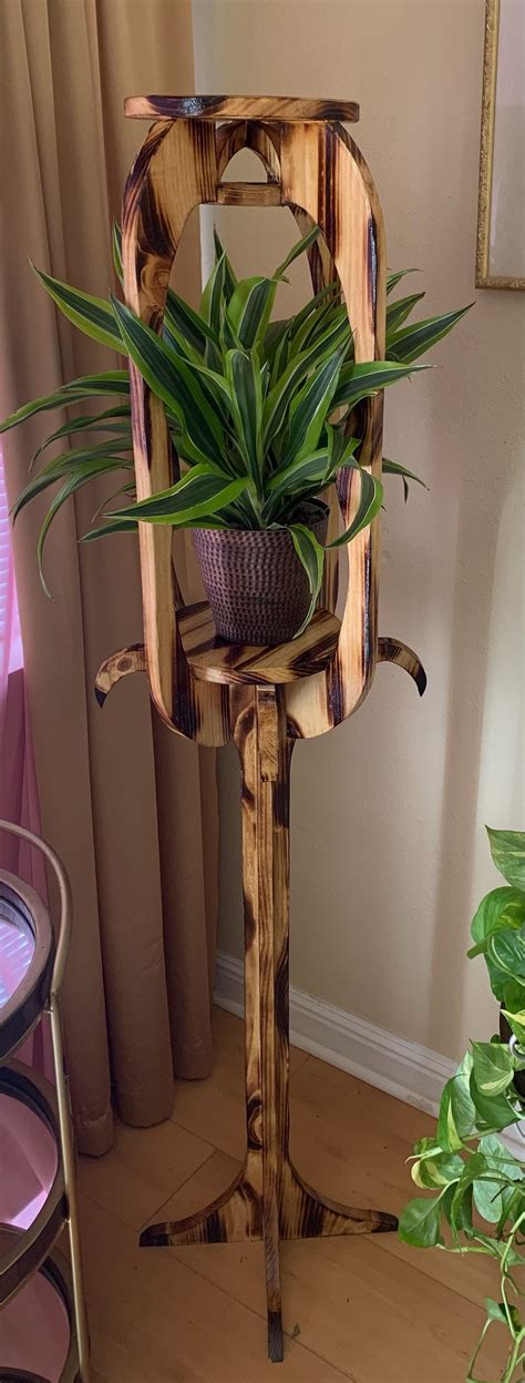 Flamingo Plant Stand One Of A Kind Plant Stand Indoor Plant Etsy