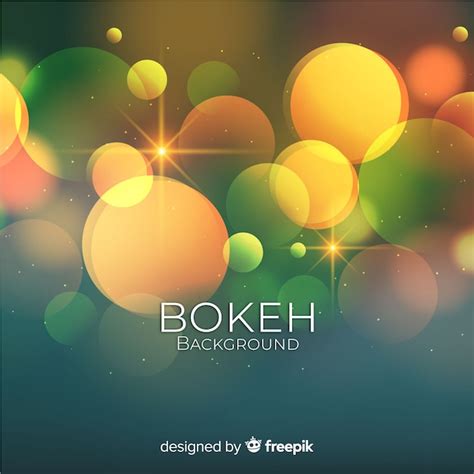 Free Vector Abstract Bokeh Background