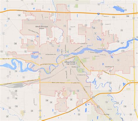 Map Of Elkhart Indiana Super Sports Cars