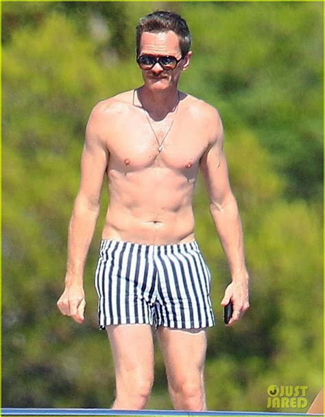 neil patrick harris goes shirtless shows off fit body in france photo 4330097 david burtka