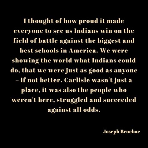 Jim Thorpe Original All American Quotes By Joseph Bruchac American