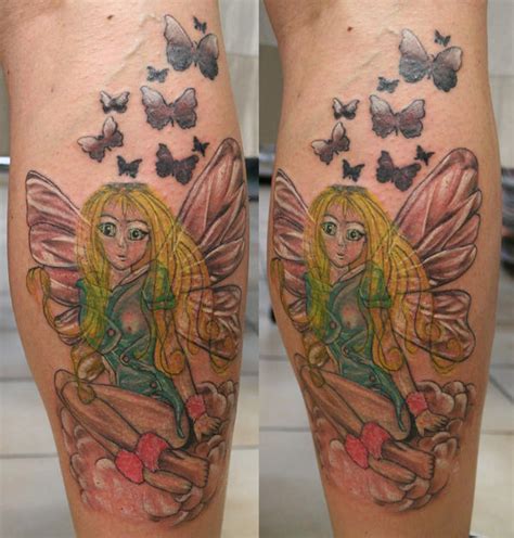 Manga Fairy Butterfly Tat By 2face Tattoo On Deviantart