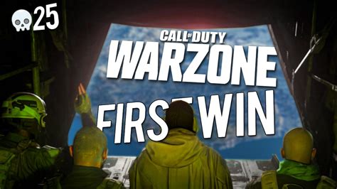 My First Warzone Win Youtube