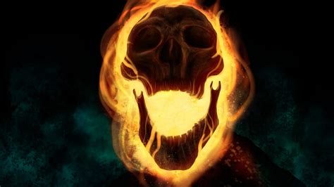 Ghost Rider Skull Wallpaper 61 Pictures