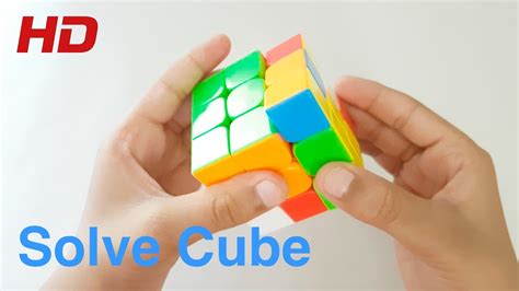 How To Solve A 3x3x3 Rubiks Cube Easiest Tutorial For Beginners And