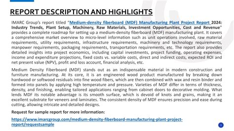 Ppt Project Report 2024 Setting Up A Medium Density Fiberboard Mdf