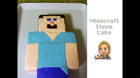 Steve Head Minecraft Cake