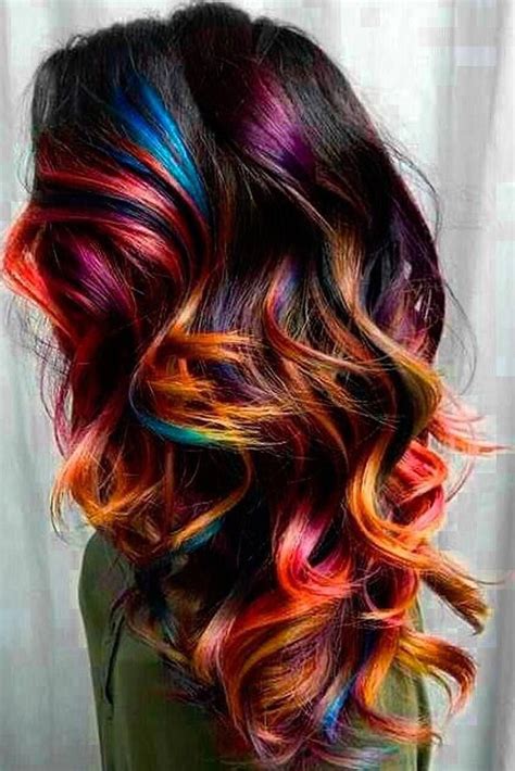 Inspiring Bold Ombre Haarfarben Ideen Trend 2018 Ombrecurlyhair