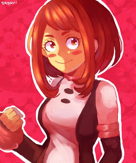 Uraraka By Skyavii On Deviantart