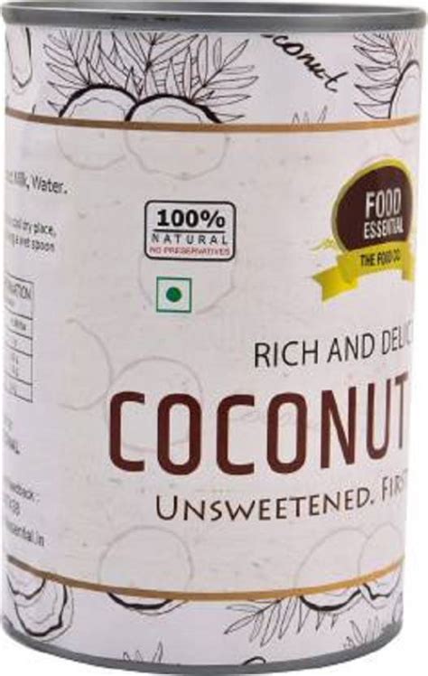 Food Essential Coconut Milk 400ml Price In India Buy Food Essential