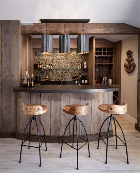 17 Rustic Home Bar Designs Ideas Design Trends Premium Psd