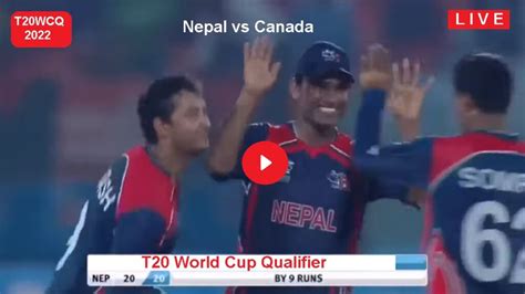 Live T20 Cricket Canada Vs Nepal Can V Nep Live Stream Icc T20