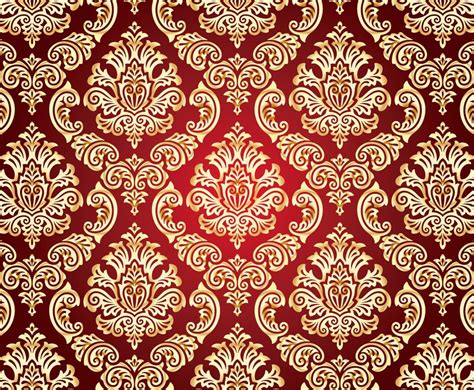 Red And Gold Background Design