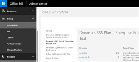 Use The Microsoft 365 Admin Center To Manage Your Subscription Power