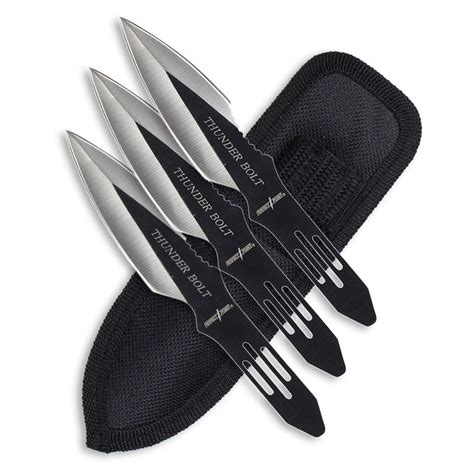 Thunder Bolt Throwing Knife Set Hidden Throwing Knives Concealable