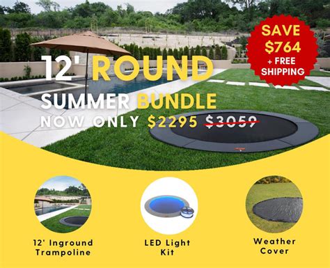 Inground Trampoline Kits Trampoline Retaining Wall Underground