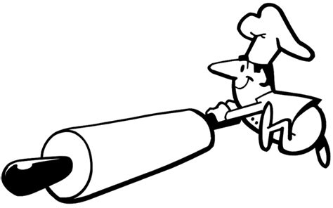 rolling pin page coloring pages