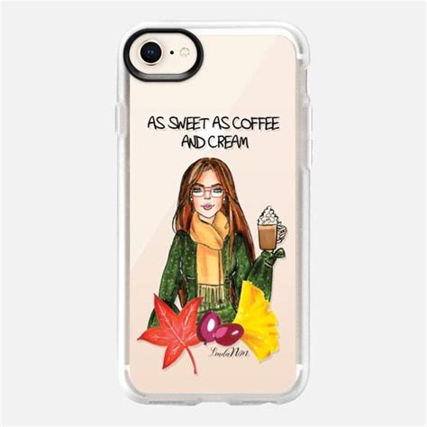As Sweet As Coffee And Cream Illustrated For Your Phone Case By Linda