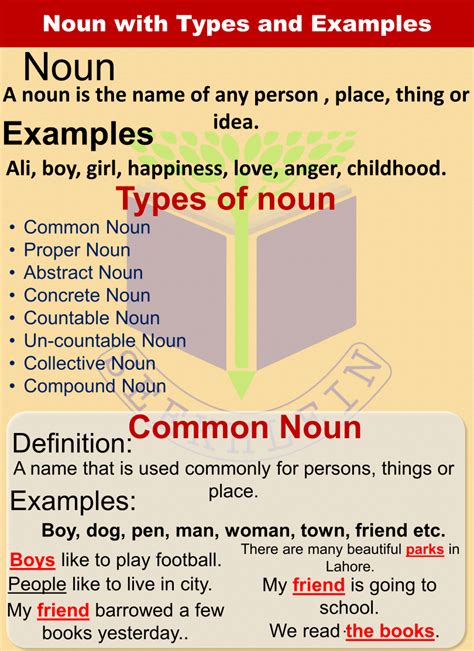 Noun And Their Types With Urdu To English Examples Seekhlein