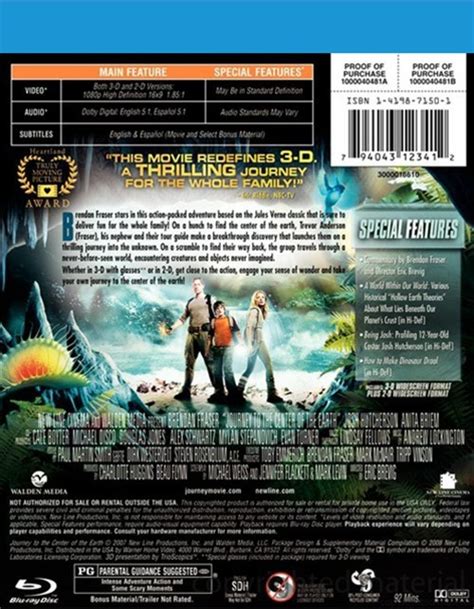 Journey To The Center Of The Earth Blu Ray 2008 Dvd Empire