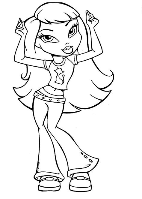 At the bottom you can find online coloring pages for girls: Girl Dancing Coloring Pages at GetColorings.com | Free ...