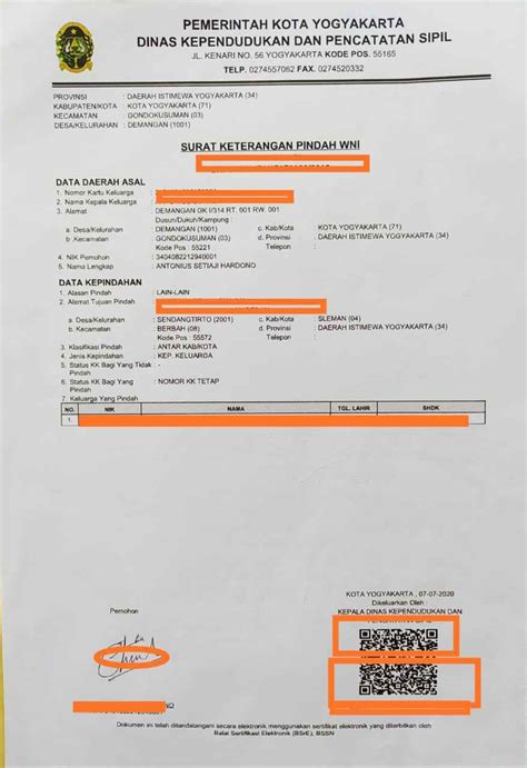 Detail Surat Pindah Domisili Antar Kabupaten Koleksi Nomer 7