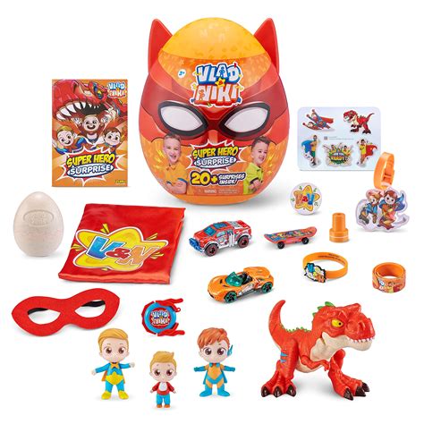 buy zuru vlad and niki superhero surprise egg red dino attack online at desertcartindia