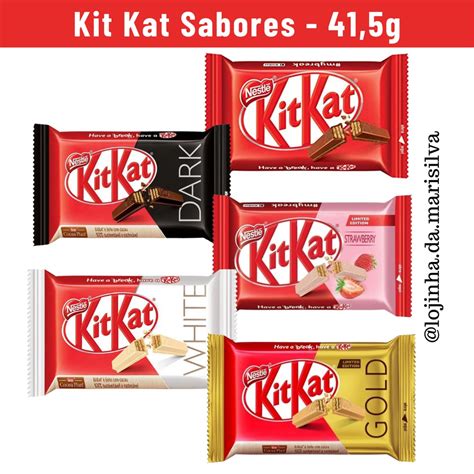 Chocolate Nestle Kit Kat Vários Sabores Ao Leite Dark Strawberry