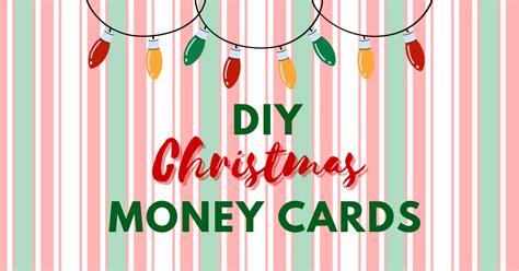 Diy Christmas Money Cards With Cricut Creative Fabrica