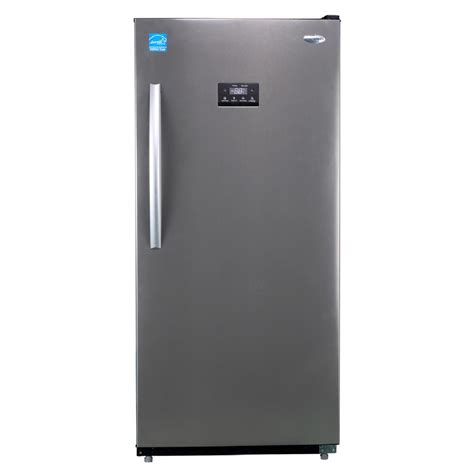 PREMIUM Cu Ft Frost Free Upright Freezer In Stainless Steel