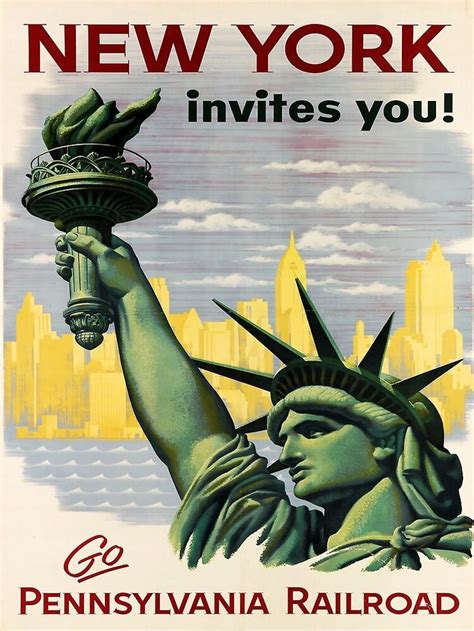 Retro Iconic New York Poster Von Corasposters In 2021 New York