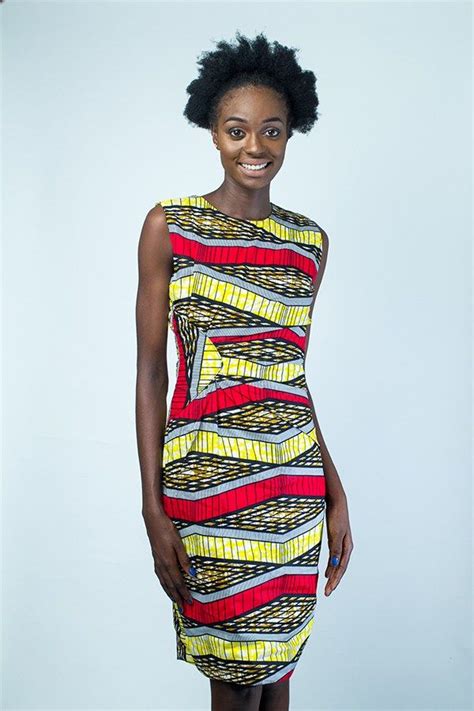 Bonjour Afro Chic Women Wax Print Midi Dress Kipfashion African