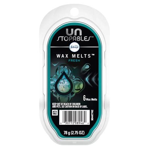 febreze unstoppables fresh wax melts shop scented oils and wax at h e b