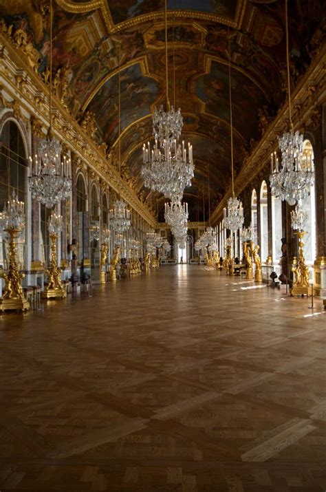 Hall Of Mirrors Versailles Palace France Editorial Photography