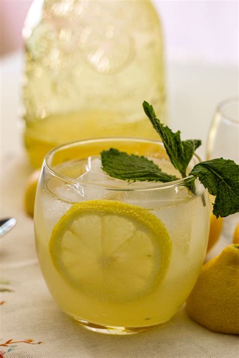 Homemade Sparkling Lemonade Recipe Foodzesty