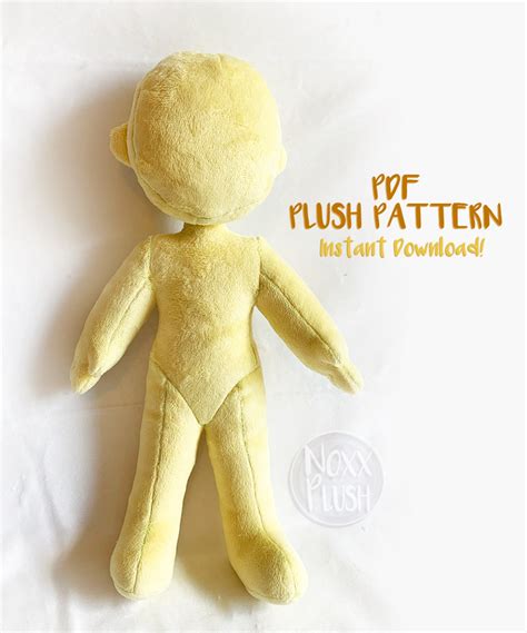 Pdf Human Plush Pattern Now With Embroidery By Noxxplush On Deviantart