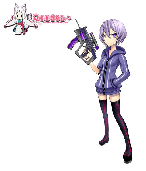 Render Anime Girl With Gun By Nio Nyan On Deviantart