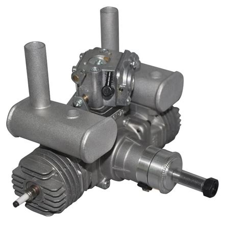 Rcgf 21cc Dual Twin Cylinder Petrol Gasoline Engine With Muffler
