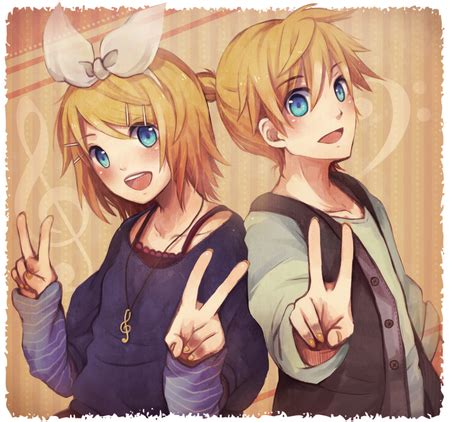You can bet that these brother/sister duos are formidable; kagamine brothers - Other & Anime Background Wallpapers on ...